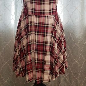 Aeropostale Dresses - Aeropostale Tartan Spaghetti Strap Skater Dress XL Aeropostale Dresses - Aeropostale Tartan Spaghetti Strap Skater Dress XL